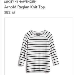 Mix by 41 Hawthorn Striped Top